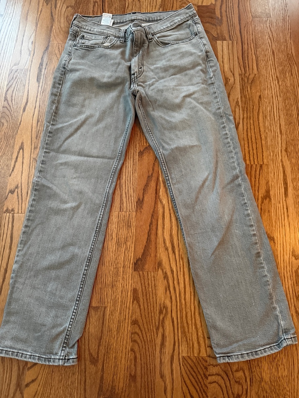 Levi's 514 Men's Light Gray Straight Jeans 32x30